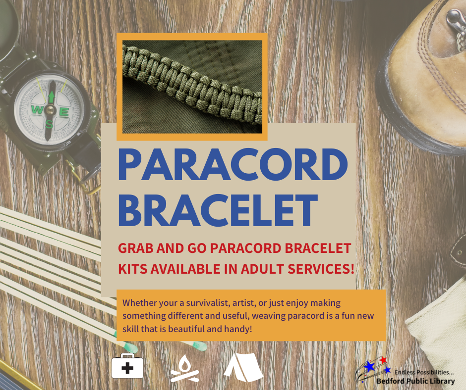 Yellow, blue, red, green, describes paracord bracelet kit for adults