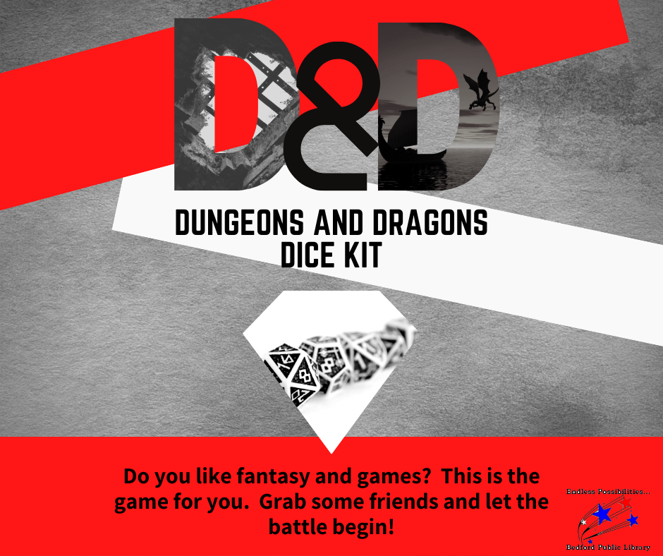 D&D. Dungeons and Dragons Dice Kit.