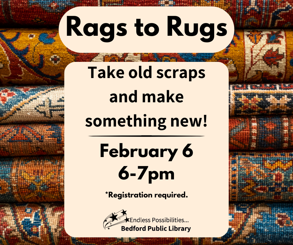 Rags to Rugs on Feb 6 at 6pm