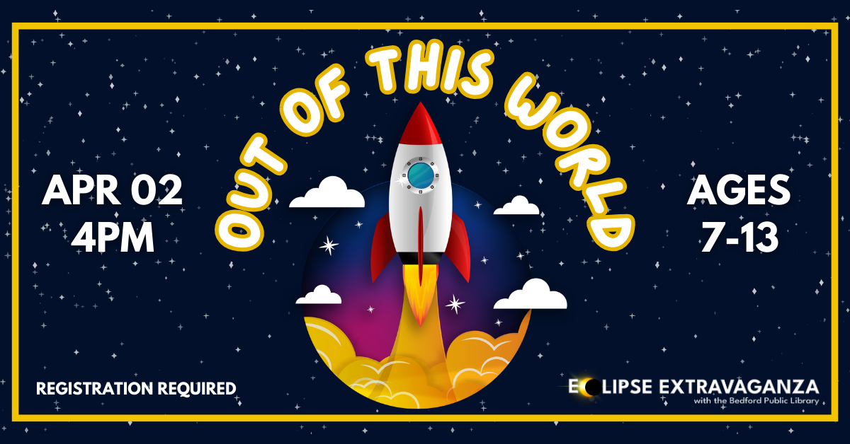 Out of this World on April 2 at 4pm