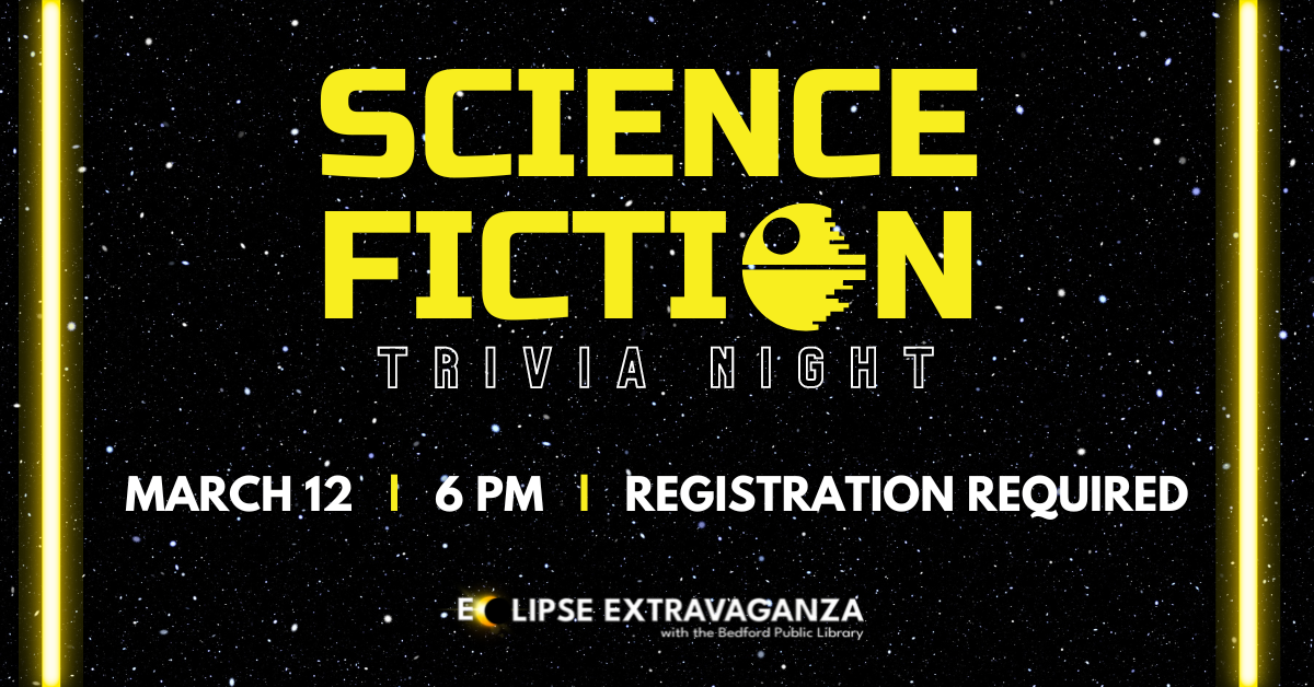 Science Fiction Trivia Night on March 12 at 6pm