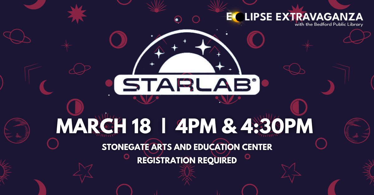 StarLab on March 18 at StoneGate from 4-4:30 and 4:30-5pm