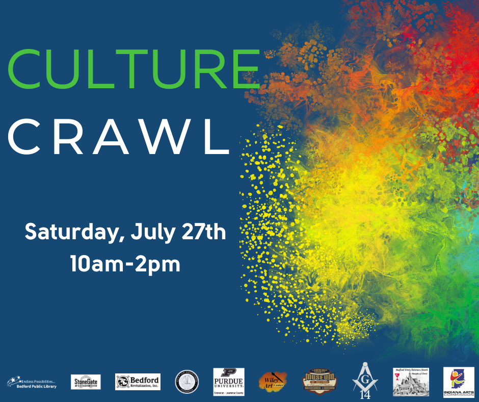 Culture Crawl on July 27th from 10am to 2pm.