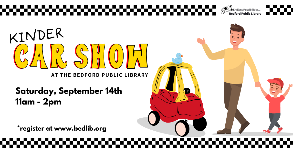 Kinder Car Show on Sept 14 at 11am-2pm